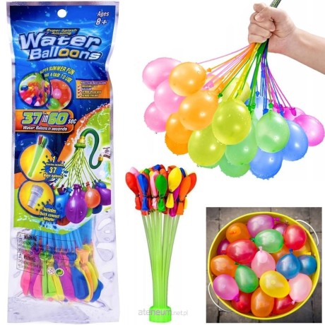Przejdź do produktu Balony Wodne 37 szt. z Adapterem Superszybkie Napełnianie Zestaw Zabawka na Lato dla Dzieci 8+