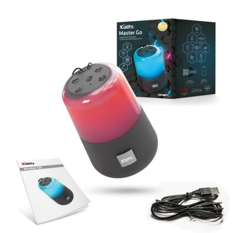 Przejdź do produktu Xblitz Master Go — przenośny głośnik Bluetooth 5W z LED, FM, AUX, USB, SD i mikrofonem