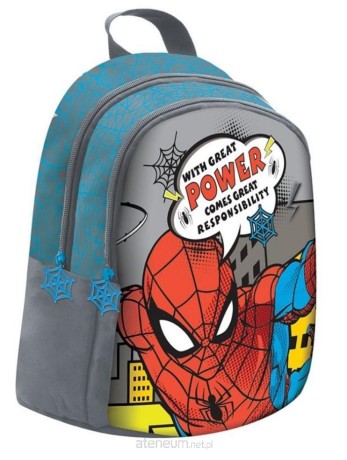 Przejdź do produktu Plecak dziecięcy Spider-Man Mini 2-komorowy 24x29x14 cm z odblaskami