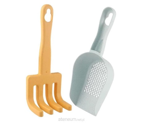 Przejdź do produktu Zestaw ogrodniczy dla dzieci – łopatka i grabki 25 cm, bezpieczne tworzywo, ergonomiczne rączki