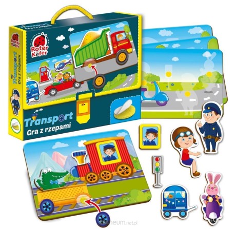 Przejdź do produktu Gra edukacyjna „Transport i Ruch” — zestaw z rzepami
