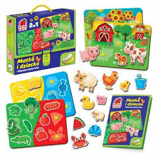 Przejdź do produktu Edukacyjna gra logiczna „Mama i maluchy” – dopasowywanie zwierząt i kolorów