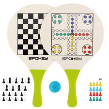 Przejdź do produktu Zestaw do badmintona plażowego drewniany