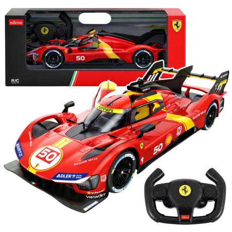 Przejdź do produktu Auto Ferrari 499P Samochód Zdalnie Sterowany RC Czerwone Rastar 1:24