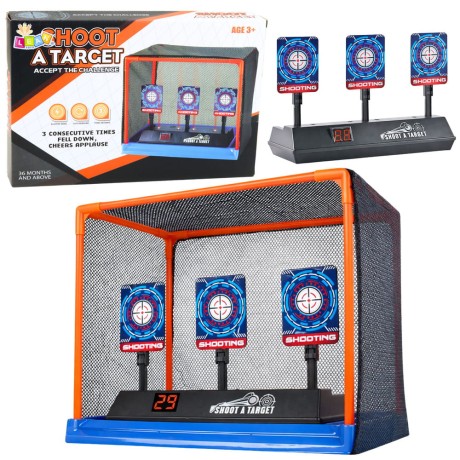 Przejdź do produktu Tarcza Elektroniczna Do Strzelania Cyfrowy Licznik LCD Siatka Ruchome Cele