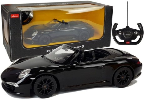 Przejdź do produktu Auto Porsche 911 Carrera S Samochód Zdalnie Sterowane RC Rastar Czarny 1:12