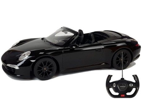 Przejdź do produktu Auto Porsche 911 Carrera S Samochód Zdalnie Sterowane RC Rastar Czarny 1:12