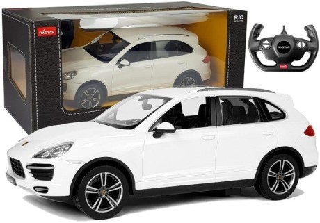 Przejdź do produktu Auto Porsche Cayenne Samochód Zdalnie Sterowane RC Rastar Białe 1:14