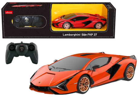 Przejdź do produktu Auto Lamborghini Sian Rastar Zdalnie Sterowane RC Pomarańczowe 1:24