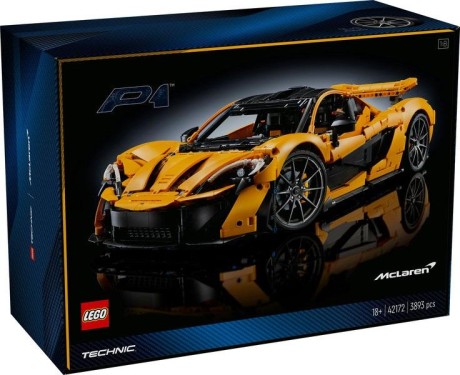 Przejdź do produktu LEGO Technic 42172 McLaren P1 Klocki Samochód Sportowy Model Kolekcjonerski