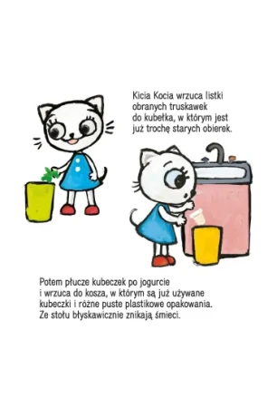 Przejdź do produktu Kicia Kocia: Co z tymi śmieciami? – edukacyjna książeczka o segregacji odpadów