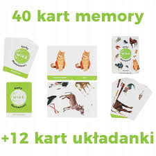 Przejdź do produktu Karty edukacyjne Montessori — Wieś: Memory i układanki (54 karty)