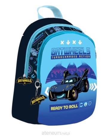 Przejdź do produktu Plecak przedszkolny Batman mini — niebieski, wodoodporny, z kieszenią na bidon