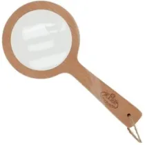 Przejdź do produktu Drewniana lupa przyrodnicza 3x/6x FSC zabawka edukacyjna dla dzieci obserwacja natury