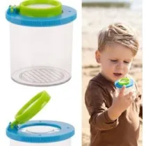 Przejdź do produktu Pojemnik obserwacyjny z lupą dla dzieci do owadów i przyrody zestaw małego badacza