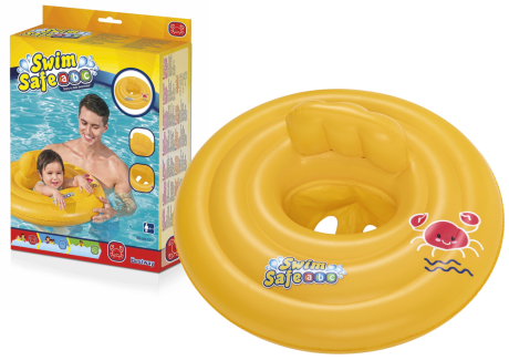 Przejdź do produktu Siedzisko Do Pływania Dla Najmłodszych Kółko Swim Safe Step A 69cm Bestway 32096