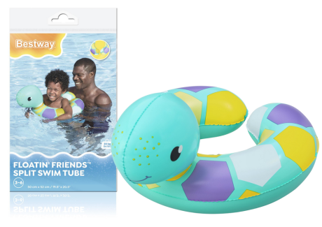 Przejdź do produktu Koło Do Pływania Żółw 50 x 52 cm Bestway 36405