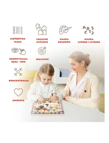 Przejdź do produktu Magnetyczny labirynt „Jednorożcowy Świat” - nauka kolorów i liczb 3+