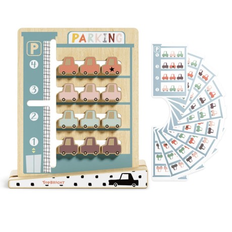 Przejdź do produktu Parking Puzzle — Logiczna układanka z autkami (3+), 20 zadań