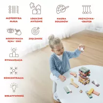 Przejdź do produktu Wieża zręcznościowa "Jakie to zwierzę?" — drewniana gra edukacyjna 51 elementów