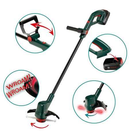 Przejdź do produktu Podkaszarka dla dzieci Bosch Klein New Easy Cut – zabawkowa podkaszarka ogrodowa