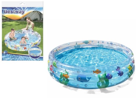 Przejdź do produktu Basen Dmuchany Świat Morski Dla Dzieci 152 x 30 cm Bestway 51004