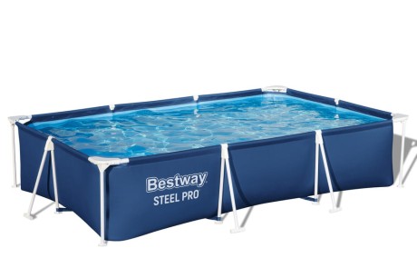 Przejdź do produktu Basen Ogrodowy Stelażowy 300 cm x 201 cm x 66 cm Bestway 56404
