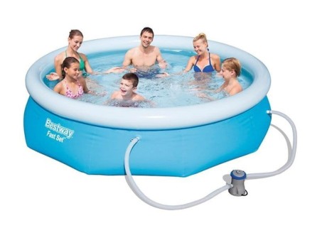 Przejdź do produktu Basen Ogrodowy Rozporowy 305 x 76 cm Zestaw Bestway 57270