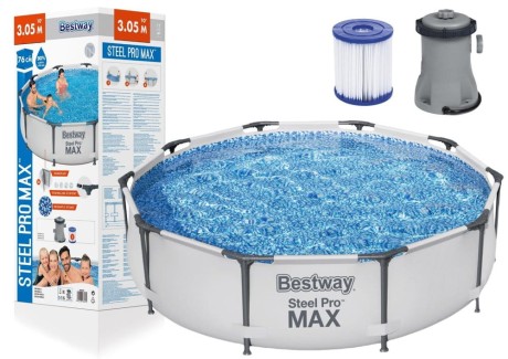 Przejdź do produktu Basen Ogrodowy Stelażowy 305 x 76 cm Bestway 56408