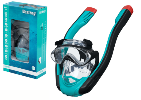 Przejdź do produktu Maska Do nurkowania Pełnotwarzowa Maska Do Snorkelingu S/M Bestway 24060