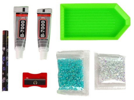 Przejdź do produktu Zestaw DIY Diamentowy Renifer DIY Kryształki Brelok 3D Niebieski