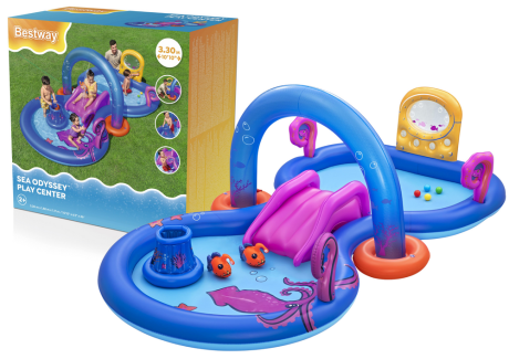Przejdź do produktu Dmuchany Plac Zabaw Podwodny Świat 330 x 188 x 177cm Bestway 53167