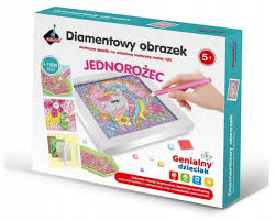 Przejdź do produktu Haft diamentowy „Jednorożec” – kreatywna zabawa dla dzieci 5+ (zestaw z ramką)