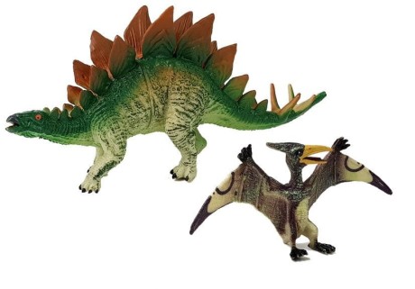 Przejdź do produktu Zestaw Figurek Dinozaur Stegosaurus , Pteranodon