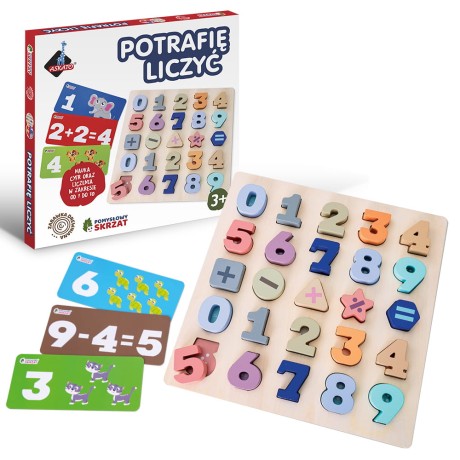 Przejdź do produktu Pomysłowy Skrzat – Potrafię Liczyć Askato – edukacyjna gra matematyczna dla dzieci 3+