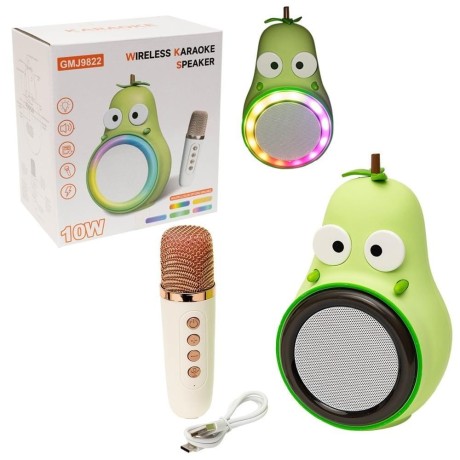 Przejdź do produktu Zestaw do Karaoke Gruszka Askato – głośnik i mikrofon dla dzieci 3+