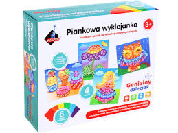Przejdź do produktu Mozaika do Wyklejania Askato – kreatywna zabawa plastyczna dla dzieci 3+