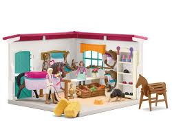 Przejdź do produktu Schleich 42568 – Sklep z artykułami jeździeckimi ze zwierzętami i akcesoriami (zestaw edukacyjny)