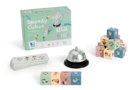 Przejdź do produktu BS Toys Gra pamięciowa „Dopasuj kolejność” — zestaw drewniany z dzwonkiem, 30 kart (wiek 6+)