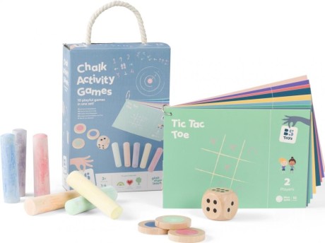 Przejdź do produktu BS Toys Zestaw Gier Outdoor z Kredą i Kartami Aktywności 3+