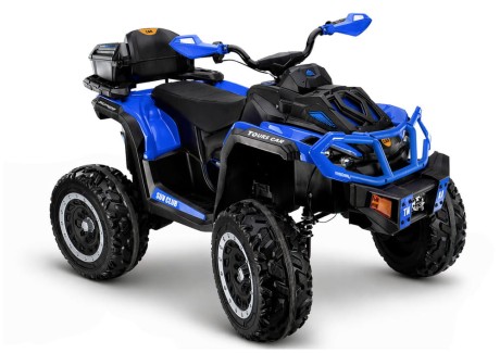 Przejdź do produktu Quad Elektryczny dla Dzieci LEAN CARS XW-08 4x45W 12V – Niebieski (Pilot 2.4G, Bluetooth, LED)