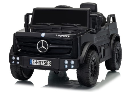 Przejdź do produktu Mercedes Unimog HM7588 — Dziecięcy Samochód Elektryczny 6V, 2x45W, Czarny, Pilot 2.4G, LED, USB/Bluetooth