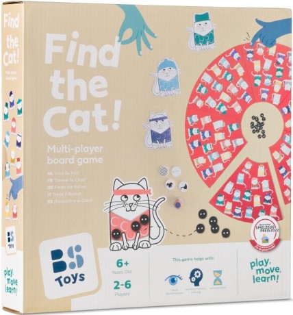 Przejdź do produktu BS Toys Znajdź Kota w Kapeluszu – Gra na Spostrzegawczość dla Dzieci i Rodziny (wiek 6+, 2–6 graczy)
