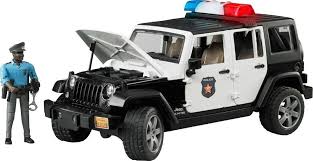 Przejdź do produktu Bruder Jeep Wrangler Unlimited Rubicon z figurką policjanta BR-02526