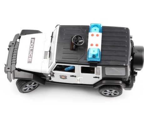 Przejdź do produktu Bruder Jeep Wrangler Unlimited Rubicon z figurką policjanta BR-02526