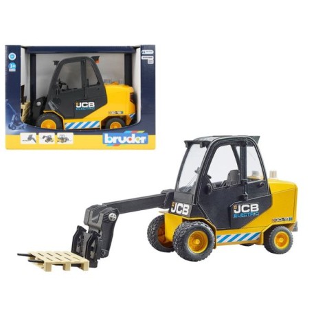 Przejdź do produktu BRUDER BR-02512 JCB Teletruk 1:16 – Wózek z teleskopowym ładowaczem i paletą