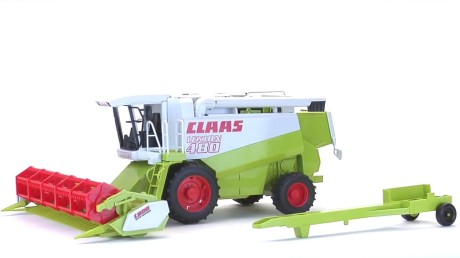 Przejdź do produktu BRUDER  BR-02120 Claas Lexion 480 — Realistyczny Kombajn Rolniczy z Odłączanym Przednim Nóżem i Przyczepką Transportową
