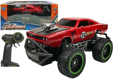 Przejdź do produktu Auto Zdalnie Sterowane R/C 6.5 km/h Wysokie Koła Czerwone