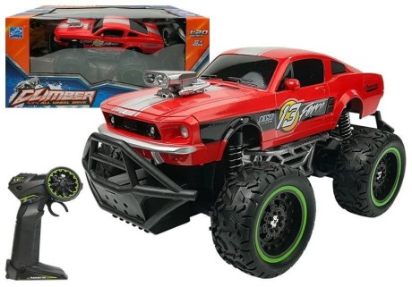 Przejdź do produktu Auto Zdalnie Sterowane R/C 6.5 km/h Wysokie Koła Czerwone
