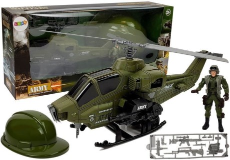 Przejdź do produktu Zestaw Wojskowy Helikopter Hełm Żołnierz